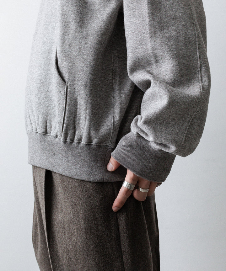 ssstein(シュタイン)のYAK/COTTON SWEAT ZIP HOODY - TOP GREYの公式通販サイトsession福岡セレクトショップ