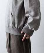 画像をギャラリービューアに読み込む, ssstein(シュタイン)のYAK/COTTON SWEAT ZIP HOODY - TOP GREYの公式通販サイトsession福岡セレクトショップ
