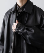 画像をギャラリービューアに読み込む, ssstein(シュタイン)のCOW LEATHER VINTAGE ZIP JACKET - BLACKの公式通販サイトsession福岡セレクトショップ
