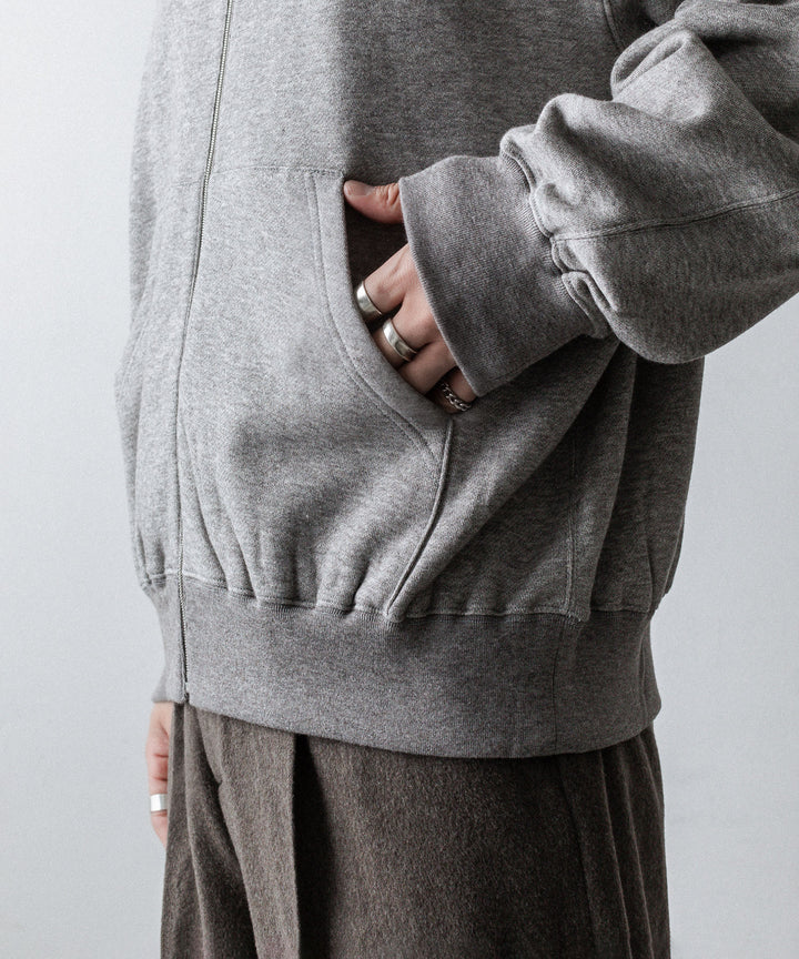 ssstein(シュタイン)のYAK/COTTON SWEAT ZIP HOODY - TOP GREYの公式通販サイトsession福岡セレクトショップ