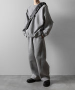 画像をギャラリービューアに読み込む, ssstein(シュタイン)のCOTTON DOUBLE KNIT TWIST SEAM PANTS - TOP GREYの公式通販サイトsession福岡セレクトショップ
