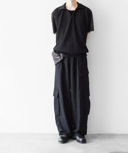 ssstein / シュタイン】PE/RAMIE KNIT SS SKIPPER - BLACK | 公式通販