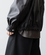 画像をギャラリービューアに読み込む, ssstein(シュタイン)のCOW LEATHER VINTAGE ZIP JACKET - BLACKの公式通販サイトsession福岡セレクトショップ

