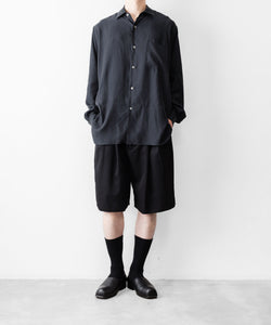 ssstein / シュタイン】WIDE EASY SHORT TROUSERS - BLACK | 公式通販