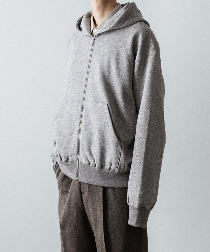 ssstein(シュタイン)のYAK/COTTON SWEAT ZIP HOODY - TOP GREYの公式通販サイトsession福岡セレクトショップ
