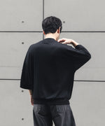 画像をギャラリービューアに読み込む, WWW - WRAPINKNOT wool wearのS/S BLOUSING TOPSのBLACK 公式通販サイトsession福岡セレクトショップ
