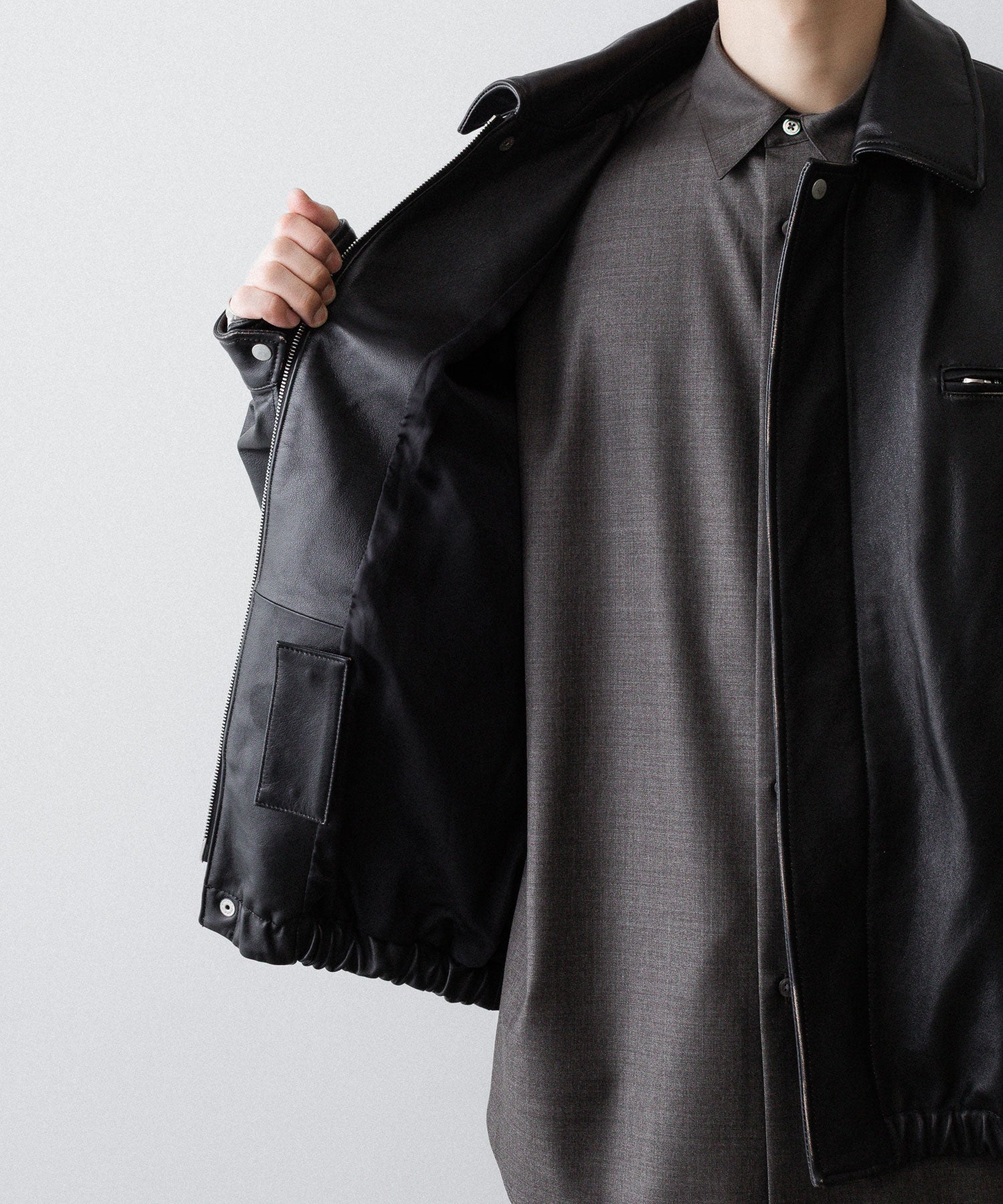 ssstein(シュタイン)のCOW LEATHER VINTAGE ZIP JACKET - BLACKの公式通販サイトsession福岡セレクトショップ