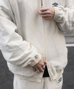 画像をギャラリービューアに読み込む, ssstein×UMBRO(シュタイン×アンブロ)のLINEN/NYLON TRACK JACKET - IVORYの公式通販サイトsession福岡セレクトショップ
