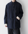 【INTÉRIM】MILITARY WOOL SERGE FORESTIERE - NAVY