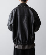 画像をギャラリービューアに読み込む, ssstein(シュタイン)のCOW LEATHER VINTAGE ZIP JACKET - BLACKの公式通販サイトsession福岡セレクトショップ
