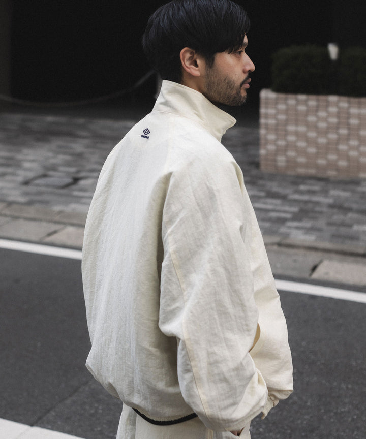 ssstein×UMBRO(シュタイン×アンブロ)のLINEN/NYLON TRACK JACKET - IVORYの公式通販サイトsession福岡セレクトショップ