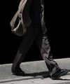 【ssstein】FLARE TROUSERS - GREY KHAKI