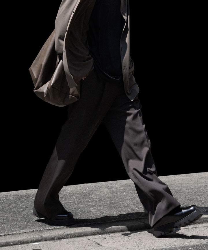 ssstein(シュタイン)のFLARE TROUSERS - GREY KHAKIの公式通販サイトsession福岡セレクトショップ