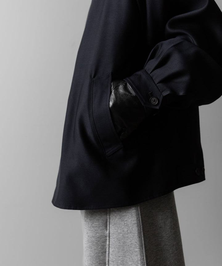 ssstein(シュタイン)のW/R/SI OVERSIZED HARRINGTON JACKET - DARK NAVYの公式通販サイトsession福岡セレクトショップ