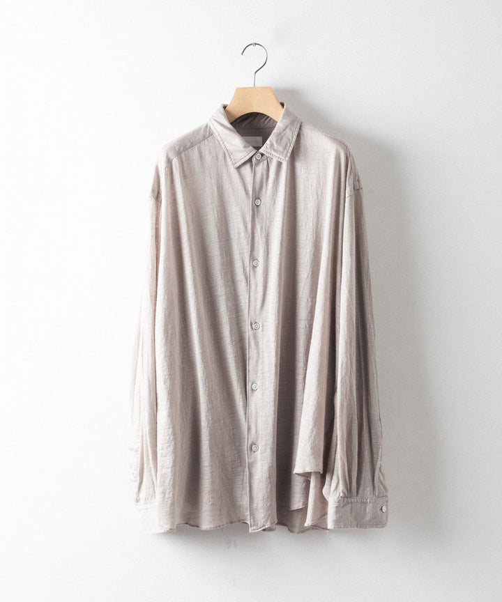 KANEMASA PHIL.-カネマサフィル28G ATMOSPHERE RAMIE L/S SHIRTのKHAKI 公式通販サイトsession福岡セレクトショップ