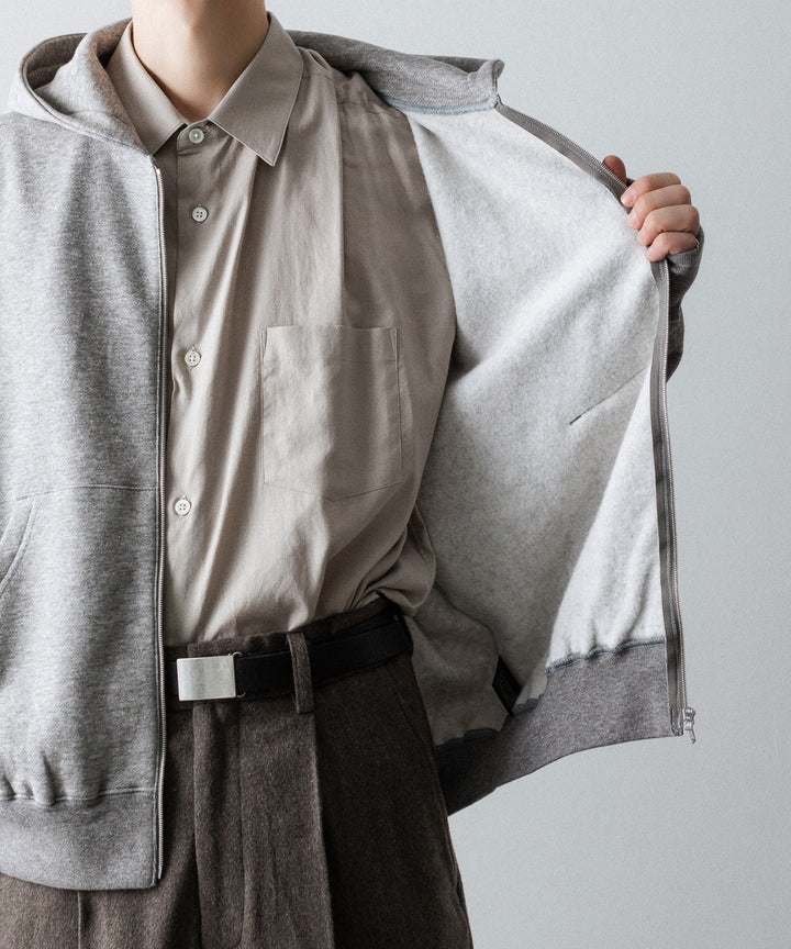 ssstein(シュタイン)のYAK/COTTON SWEAT ZIP HOODY - TOP GREYの公式通販サイトsession福岡セレクトショップ