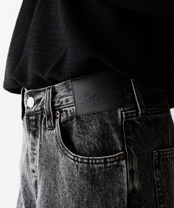 ssstein × UMBRO】DEFORMATION WIDE DENIM JEANS - BLACK | 公式通販