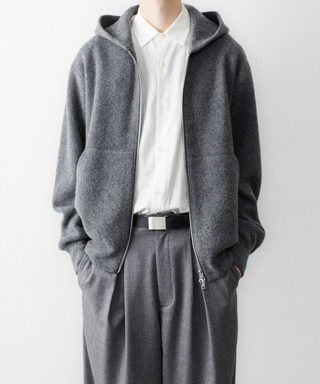 ssstein(シュタイン)のWOOL FLANNEL EASY WIDE TROUSERS - GREYの公式通販サイトsession福岡セレクトショップ