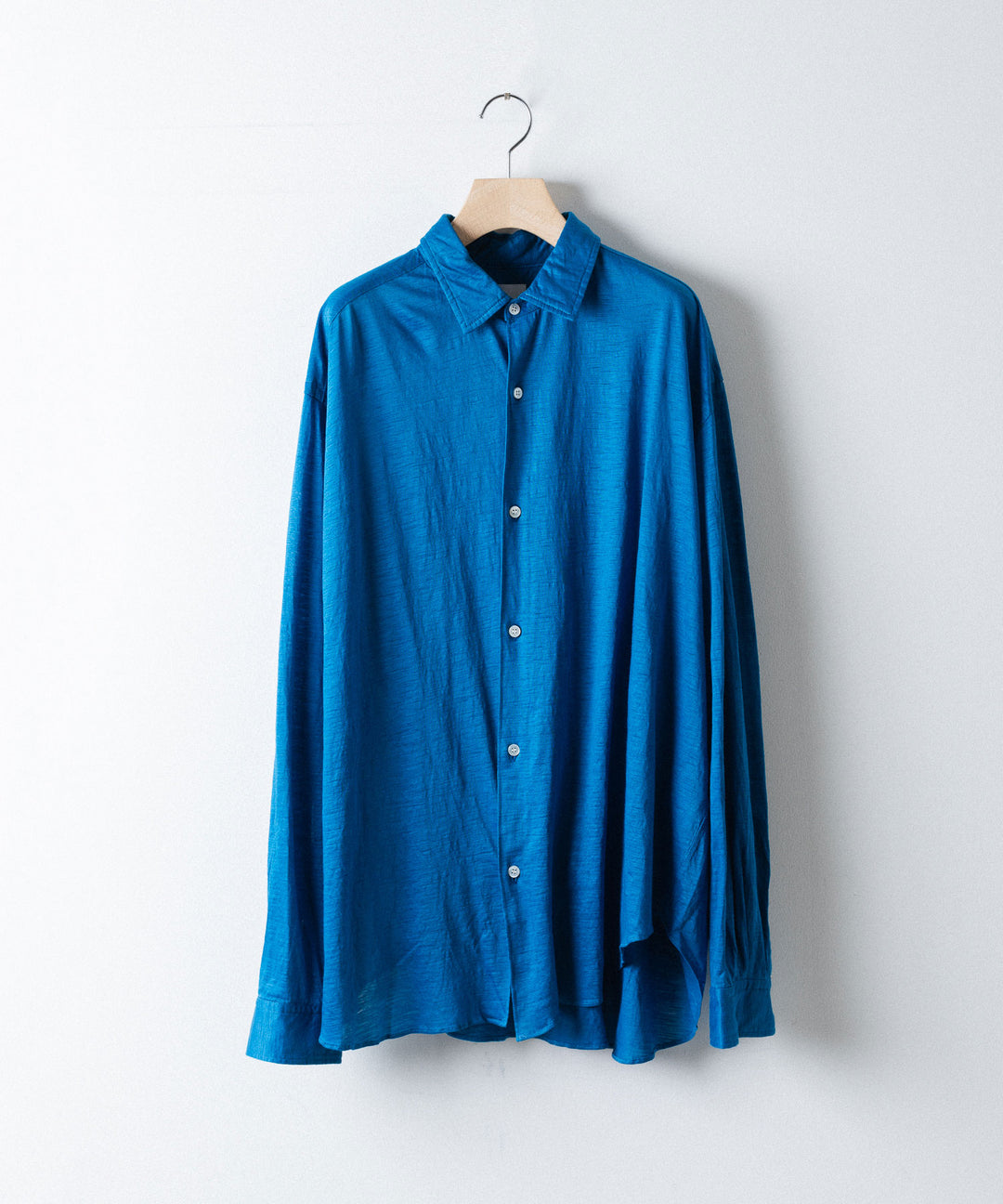 KANEMASA PHIL.-カネマサフィル28G ATMOSPHERE RAMIE L/S SHIRTの BLUE 公式通販サイトsession福岡セレクトショップ