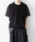 画像をギャラリービューアに読み込む, 【ssstein】PE/RAMIE KNIT SS SKIPPER - BLACK
