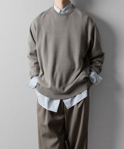 ssstein(シュタイン)のOVERSIZED REGULAR COLLAR SHIRT - OFF BLUEの公式通販サイトsession福岡セレクトショップ
