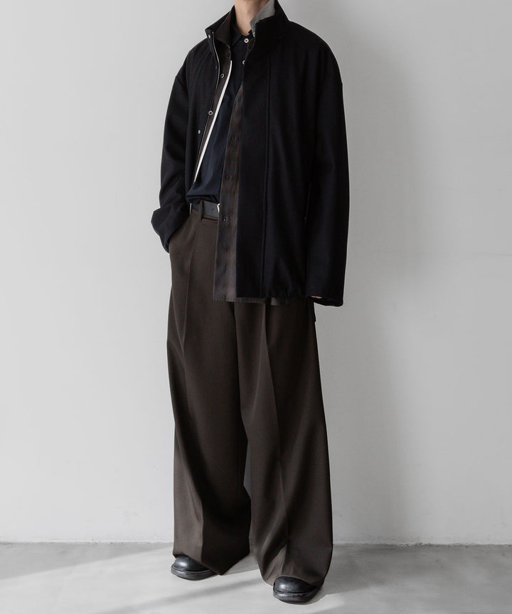 stein(シュタイン)のOVERSIZED LAYERED SHIRTのOMBRE CHECK（KHAKI）公式通販サイトsession福岡セレクトショップ