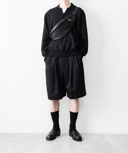 ssstein / シュタイン】WIDE EASY SHORT TROUSERS - BLACK | 公式通販