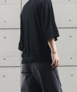 画像をギャラリービューアに読み込む, WWW - WRAPINKNOT wool wearのS/S BLOUSING TOPSのBLACK 公式通販サイトsession福岡セレクトショップ
