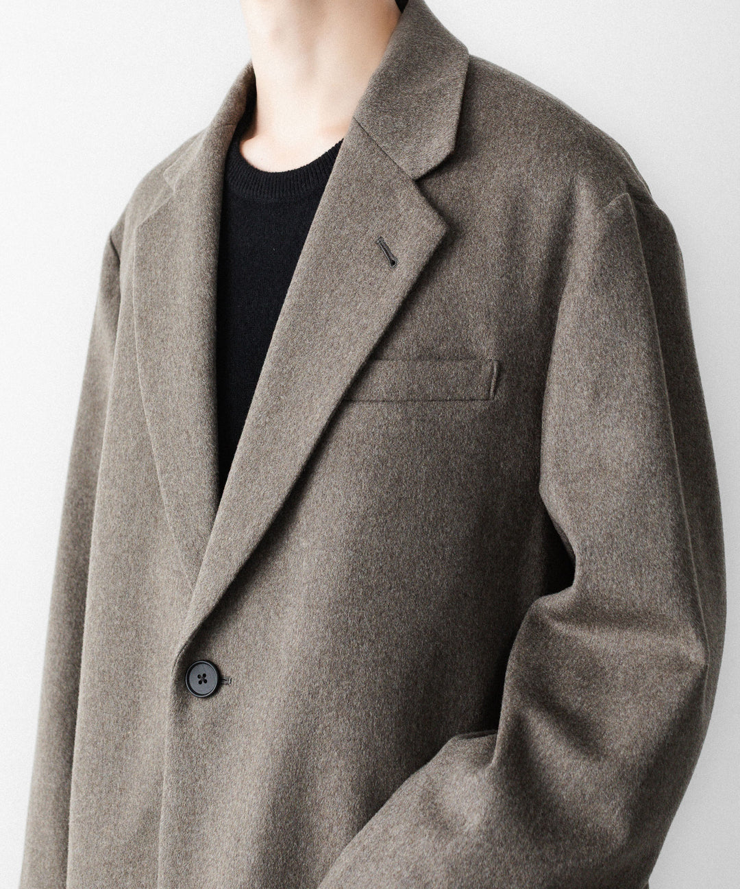 ssstein(シュタイン)のWOOL DOESKIN HALF COAT - TAUPEの公式通販サイトsession福岡セレクトショップ