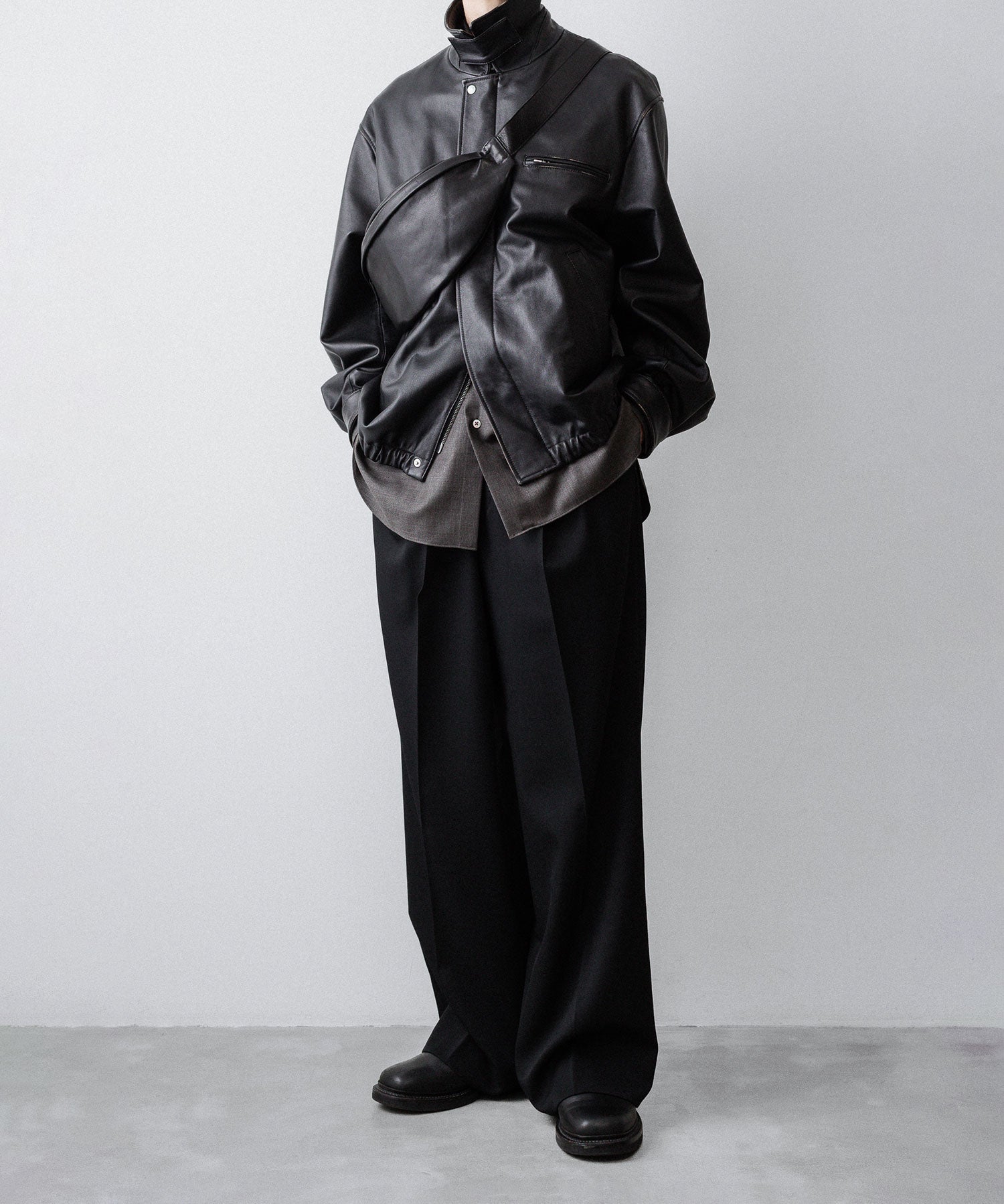 ssstein(シュタイン)のCOW LEATHER VINTAGE ZIP JACKET - BLACKの公式通販サイトsession福岡セレクトショップ