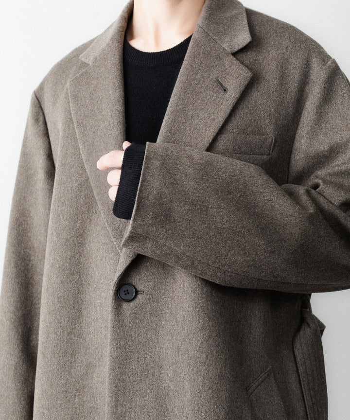 ssstein(シュタイン)のWOOL DOESKIN HALF COAT - TAUPEの公式通販サイトsession福岡セレクトショップ
