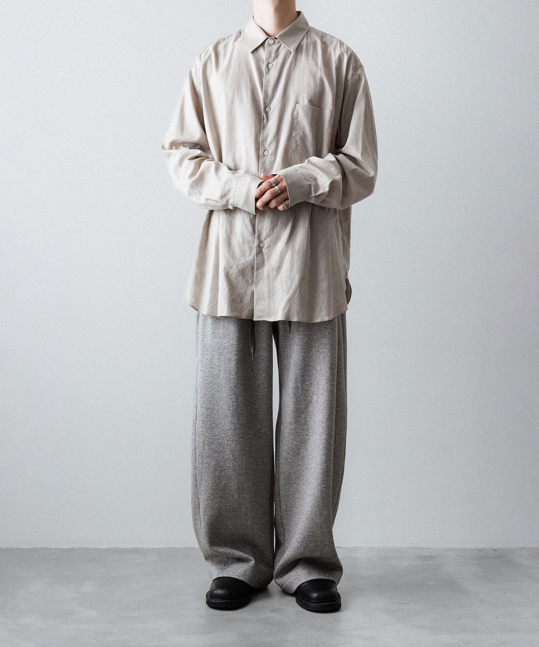 ssstein(シュタイン)のYAK/COTTON SWEAT EASY TROUSERS - TOP GREYの公式通販サイトsession福岡セレクトショップ