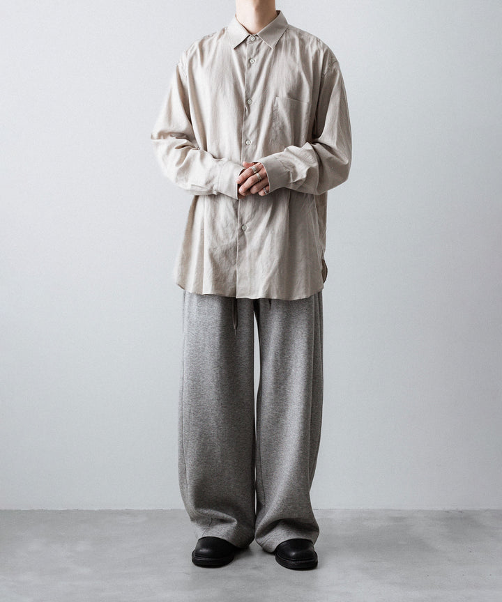 ssstein(シュタイン)のYAK/COTTON SWEAT EASY TROUSERS - TOP GREYの公式通販サイトsession福岡セレクトショップ