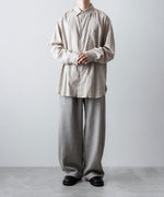 画像をギャラリービューアに読み込む, ssstein(シュタイン)のYAK/COTTON SWEAT EASY TROUSERS - TOP GREYの公式通販サイトsession福岡セレクトショップ
