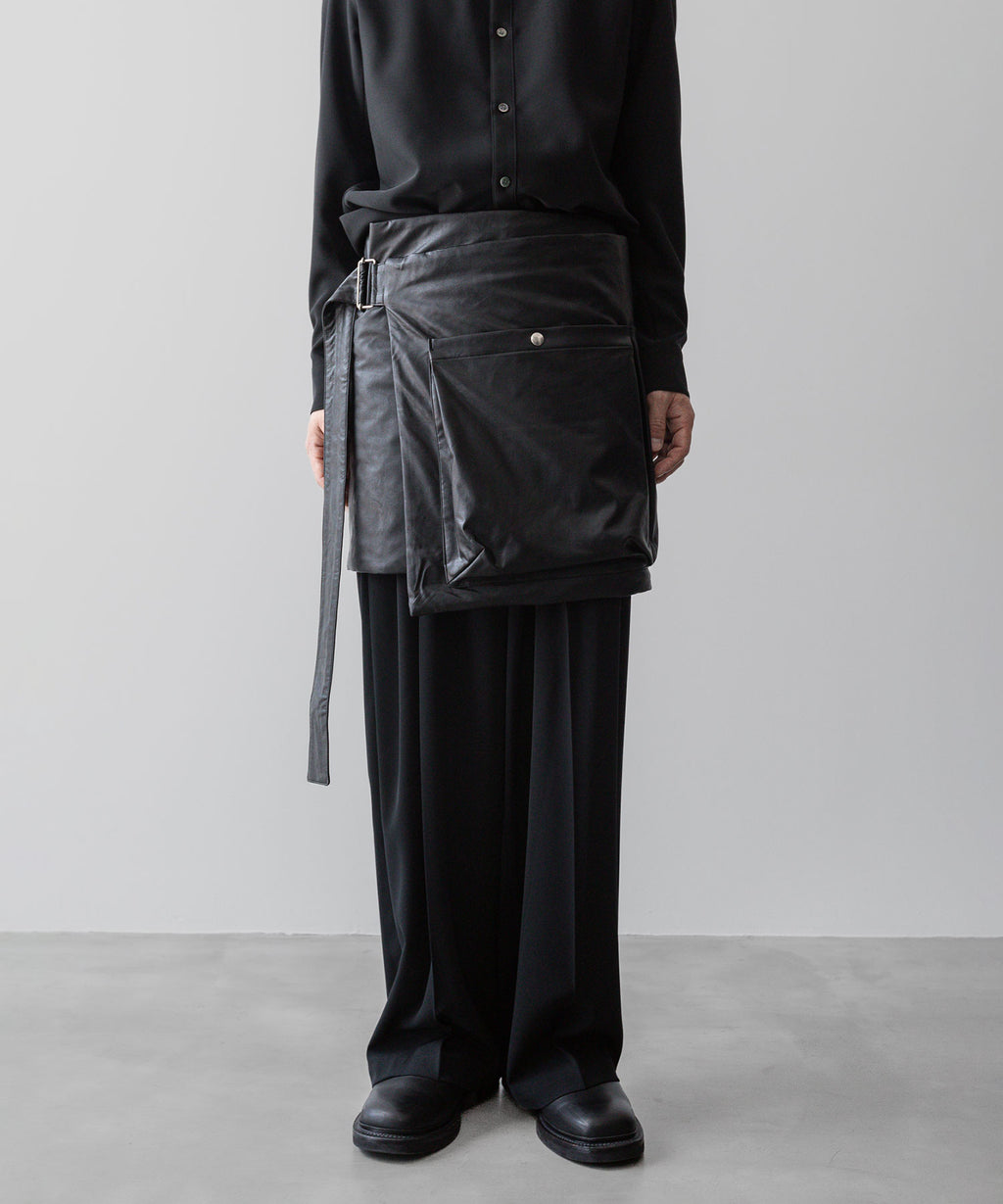 VEIN ヴェインのSYNTHETIC LEATHER WRAP SKIRT BAG - BLACKの公式通販サイトsession福岡セレクトショップ