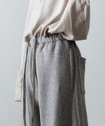 画像をギャラリービューアに読み込む, ssstein(シュタイン)のYAK/COTTON SWEAT EASY TROUSERS - TOP GREYの公式通販サイトsession福岡セレクトショップ
