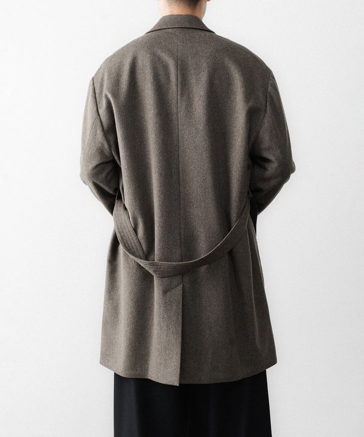 ssstein(シュタイン)のWOOL DOESKIN HALF COAT - TAUPEの公式通販サイトsession福岡セレクトショップ