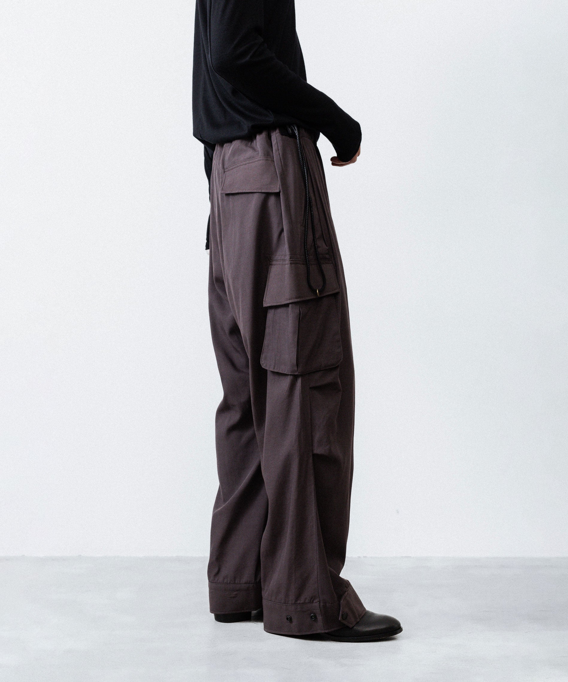 ANTHEM A アンセムエー PIGMENT AND DYE NO-BRAINER CARGO PANTSのDUSTY BROWN 公式通販サイトsession福岡セレクトショップ