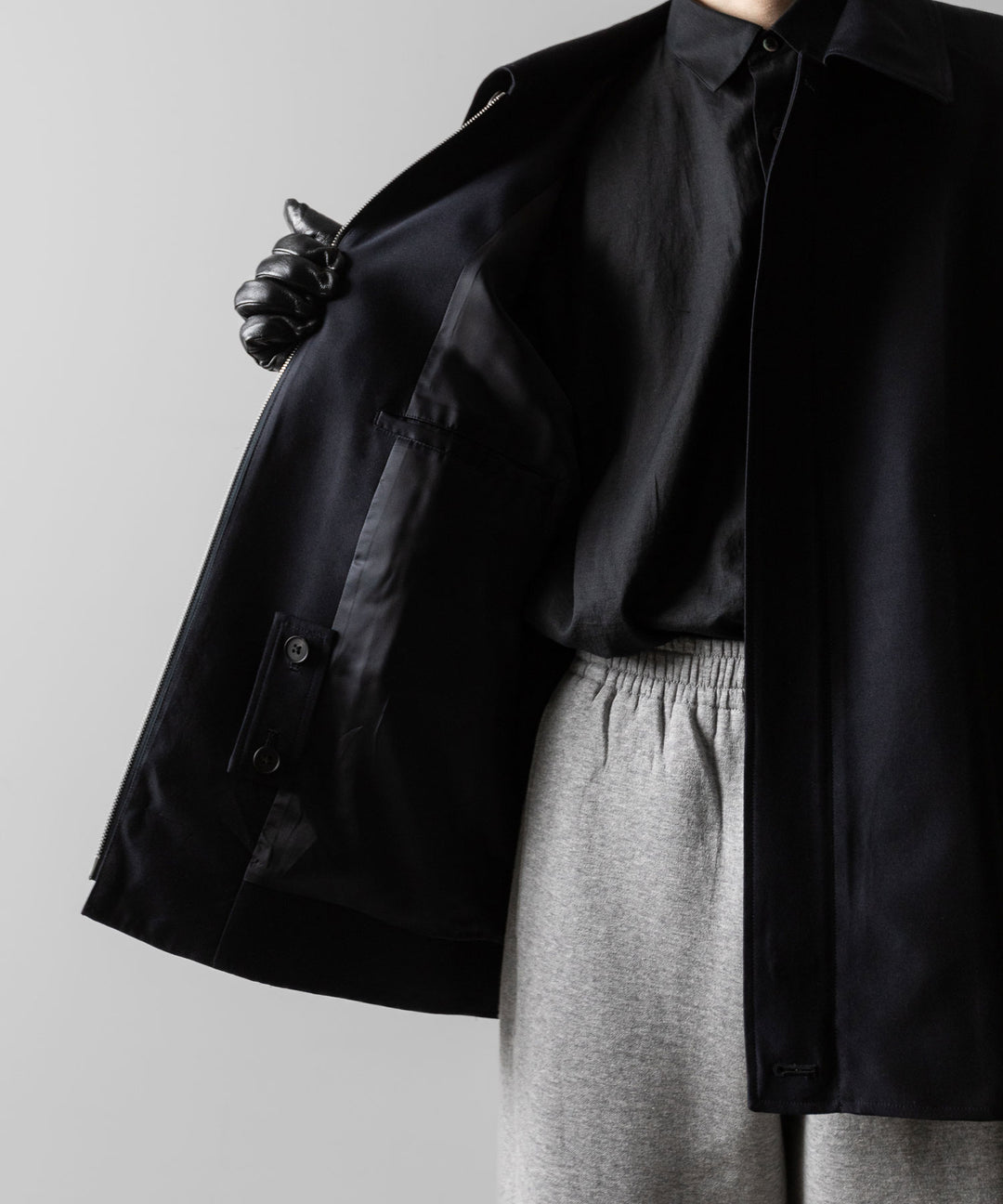 ssstein(シュタイン)のW/R/SI OVERSIZED HARRINGTON JACKET - DARK NAVYの公式通販サイトsession福岡セレクトショップ