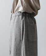 画像をギャラリービューアに読み込む, ssstein(シュタイン)のYAK/COTTON SWEAT EASY TROUSERS - TOP GREYの公式通販サイトsession福岡セレクトショップ

