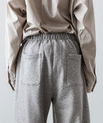 画像をギャラリービューアに読み込む, ssstein(シュタイン)のYAK/COTTON SWEAT EASY TROUSERS - TOP GREYの公式通販サイトsession福岡セレクトショップ
