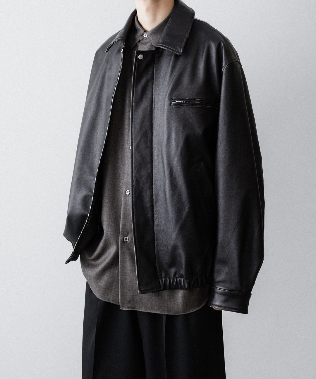 ssstein(シュタイン)のCOW LEATHER VINTAGE ZIP JACKET - BLACKの公式通販サイトsession福岡セレクトショップ