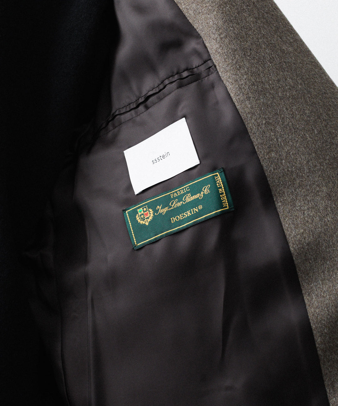 ssstein(シュタイン)のWOOL DOESKIN HALF COAT - TAUPEの公式通販サイトsession福岡セレクトショップ