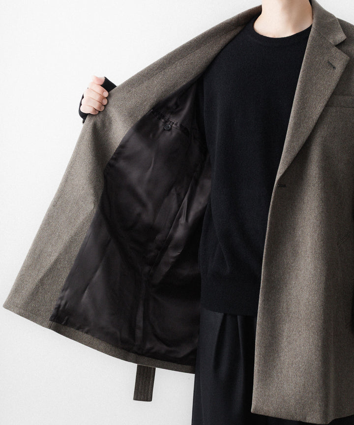 ssstein(シュタイン)のWOOL DOESKIN HALF COAT - TAUPEの公式通販サイトsession福岡セレクトショップ