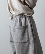 画像をギャラリービューアに読み込む, ssstein(シュタイン)のYAK/COTTON SWEAT EASY TROUSERS - TOP GREYの公式通販サイトsession福岡セレクトショップ
