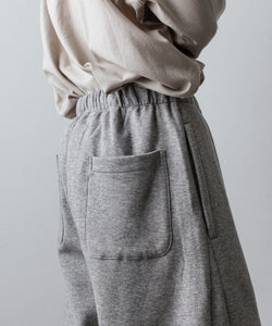 ssstein / シュタイン】YAK/COTTON SWEAT EASY TROUSERS - TOP