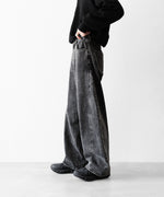 画像をギャラリービューアに読み込む, ssstein×UMBRO(シュタイン×アンブロ)のDEFORMATION WIDE DENIM JEANS - BLACKの公式通販サイトsession福岡セレクトショップ
