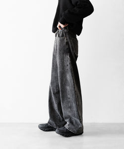 m*h様 未着用　ssstein UMBRO ワイドデニム　ブラック　Sサイズ ssstein × UMBRO】DEFORMATION WIDE DENIM JEANS - BLACK | 公式通販