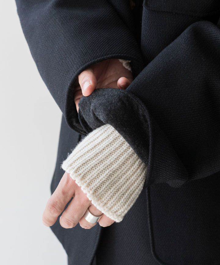 INTÉRIM(インテリム)の23AWコレクションLIMITED DIAGONAL COATIONG TWILL FORESTIEREのBLACK