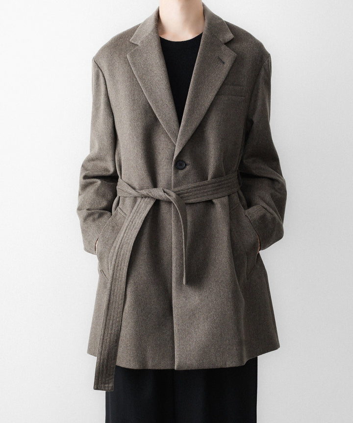 ssstein(シュタイン)のWOOL DOESKIN HALF COAT - TAUPEの公式通販サイトsession福岡セレクトショップ
